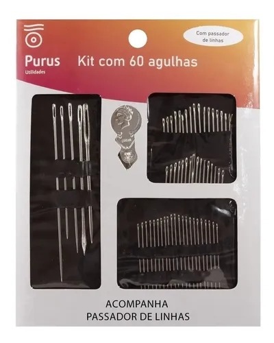 KIT COSTURA C/60 AGULHAS  